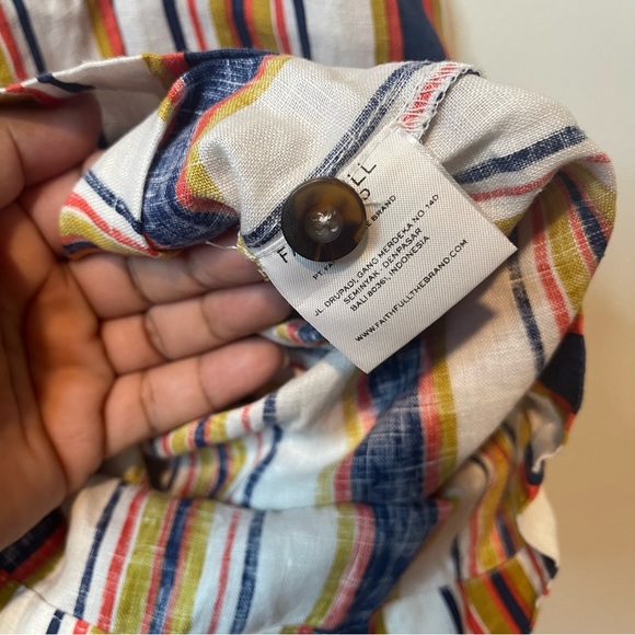 Faithful the Brand Scout Stripe Linen Jumpsuit - Picture 12 of 14